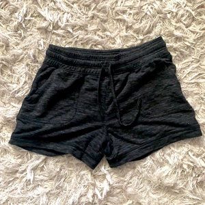 Black pajama shorts